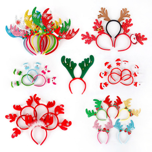 Diademas Navideñas Ecológicas con Diseño Personalizado, Decoración para Fiestas, Santa Claus, Muñeco de Nieve, Oso, Elfo, Reno, Accesorios para Fotos, Artículos Festivos - Product Image 2