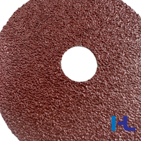 Disque abrasif en gros 5-7 pouces en oxyde d'aluminium rouge VSM, disque de polissage en fibre pour le meulage des métaux