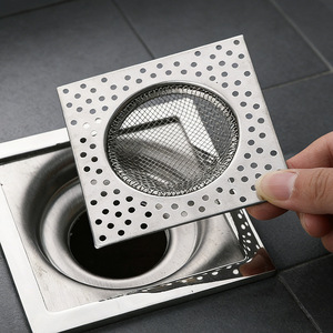 Floor <b>drain</b> filter screen, sewer anti-hair <b>drain</b> cover, <b>bathroom</b> floor <b>drain</b> sticker, hair-proof and anti-clogging floor <b>drain</b> - Product Image 4