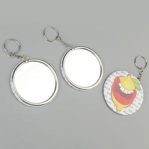 Tùy Chỉnh Tin Tấm In Ấn Chanh Anime Móc Chìa Khóa Keyring Trống Kim Loại Nút Mini Pocket Gương Keychain - Product Image 5