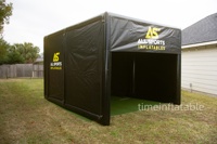 Clôtures à la maison faites sur commande de simulateur de golf de PVC de simulateur gonflable extérieur imperméable de golf