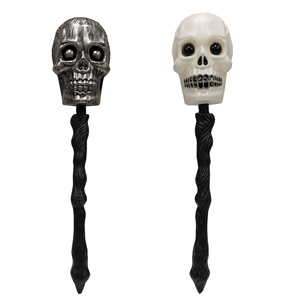 Accesorios de Halloween para Disfraces, Bastón con Cabeza de Calavera, Varita Mágica con Cabeza de Fantasma - Product Image 4