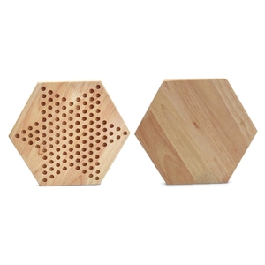 Cờ đam Trung Quốc Montessori trò chơi chiến lược bằng gỗ Tangram đồ chơi học tập sớm cờ vua cho trẻ em cờ vua bằng gỗ - Product Image 5