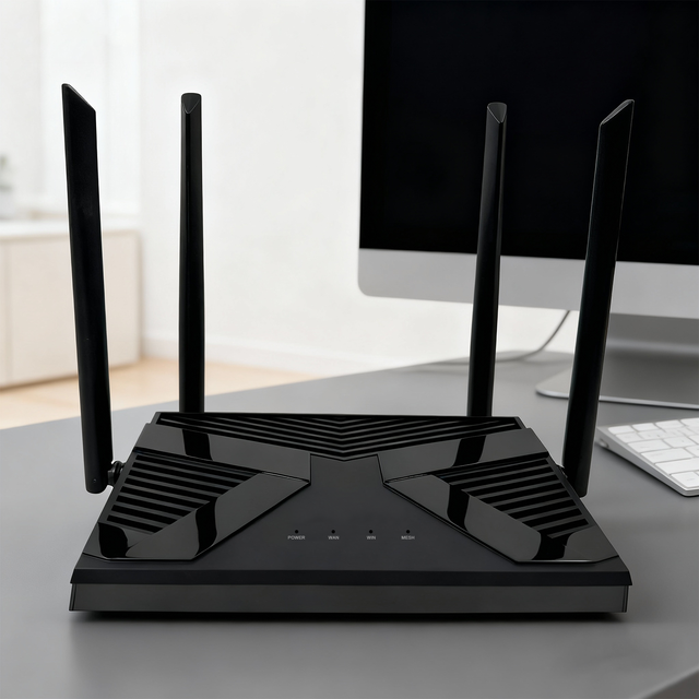 AX1800 WiFi6 Mesh Router 1000Mbps Ethernet Firewall VPN OpenWRT 128Mb Flash 256Mb Memory WEP New Home FTTH/FTTB/FTTX