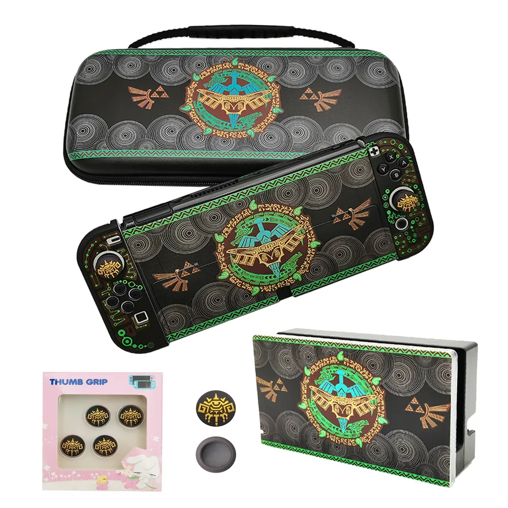 Coque de la série Zelda pour Switch | Ensemble de coques de protection personnalisées pour Nintendo Switch NS OLED