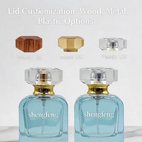 Vente en gros de flacons en verre carrés de luxe pour parfum et mascara, de haute qualité, vides, 30 ml, 50 ml, 100 ml, pour femmes et hommes, élégants