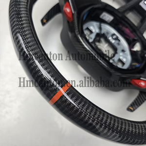 Volante Deportivo Popular de Fibra de Carbono y Cuero M Performance para BMW Serie G, M3 G80, M4 G82, M5 CS - Product Image 6