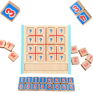 Nombre personnalisé apprentissage éducatif <span class=keywords><strong>puzzle</strong></span> enfants jeu de logique jouet enfants en bois <span class=keywords><strong>sudoku</strong></span> - Product Image 3