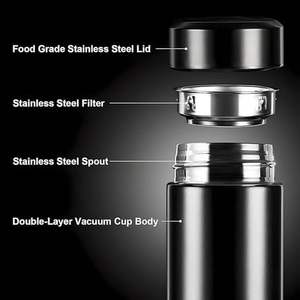 Bouteille d'eau intelligente à double paroi en acier inoxydable 304, thermos intelligent avec affichage numérique de la température LED, gobelet isotherme 500 ml - Product Image 5