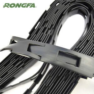 0,5 pulgadas x 50 pies Ajustable resistente rosa y arbusto bloqueo asy-Tie inerlock tie goma jardín árbol planta corbata Correa jardín - Product Image 5