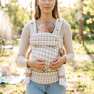 Tissu en lin, coton et Tencel teint en fil à motif <span class=keywords><strong>damier</strong></span>, haute résistance au soleil, sergé large pour porte-bébé portable et réglable - Product Image 4