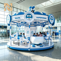 Manège Super Wings Nova Rides pour enfants, manège intérieur CBD-16-SW, manège à chevaux, carrousel d'animaux