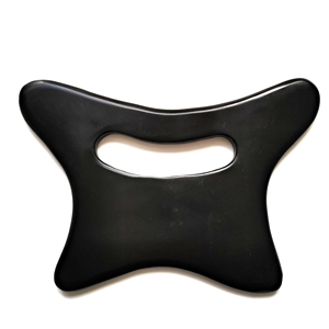 Hongzhuo-Placa de masaje para adelgazar, piedra de cristal bian guasha para masaje corporal, rodillo verde gua sha - Product Image 1