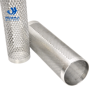 Tube filtrant perforé en acier inoxydable à trous ronds et fendus pour le criblage - Product Image 2