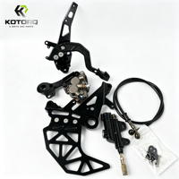 KOTORQ Rear Brake System Upgrade Kit for Surron Ultra Bee Dual Caliper Rear Brake Conversion Electric Motorcycle Brake Parts