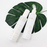 Promotion verre Lotion pompe bouteille 100ml 120ml 150ml pour cosmétique émulsion soins de la peau corps hydratant huile emballage avec boîte