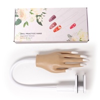Nail Practice Hand Model Amovible Manucure DIY Finger Nail Joint Acrylic Nail Practice Prosthesi Hands