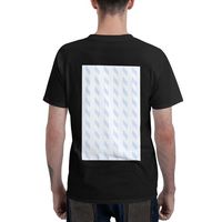 Haute qualité 100% coton 180gsm T-Shirts à la demande POD DTF impression motif solide avant arrière conception transfert de chaleur tissu tricoté