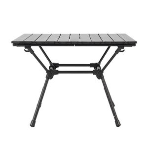 Outdoor Portable Aluminum Alloy Ultralight Adjustable <b>Backpack</b> Egg Roll <b>Mini</b> Picnic Side Table for Camping Folding - Product Image 2