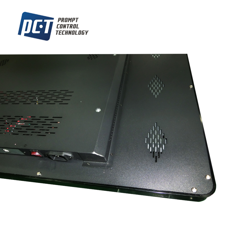 PCT 32 pouces PCAP Capacitif Tactile De Montage Mural Moniteur Vrai Plat