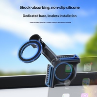 Support de téléphone magnétique universel pour voiture avec fixation clip-on pour écran de navigation