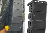 Système de sonorisation portable italien européen pour scène, Line Array 2 voies 12 pouces 620W RMS pour spectacles en direct et événements