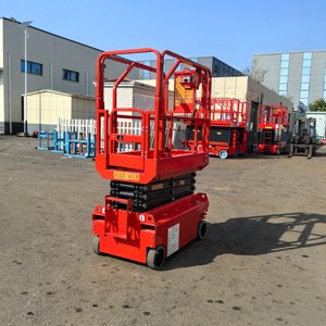 Plataforma Elevadora de Tijera Eléctrica de 4 Metros, Resistente, Antideslizante, de Acero al Manganeso, Equipo Profesional para Trabajo Aéreo Industrial - Product Image 2