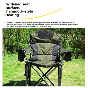 Silla de Jardín Plegable Portátil y Resistente de Diseño Moderno con Marco de Acero en Forma de Luna y Asiento Acolchado de Tela Oxford 600D de <span class=keywords><strong>Aoshi</strong></span> - Product Image 4
