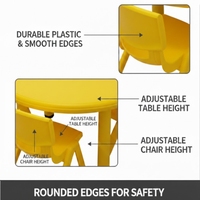 Ensemble de chaises en plastique colorées Montessori pour enfants, empilables, pour maternelle, école maternelle, garderie, salle de classe