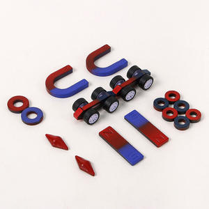 도매 맞춤형 물리 실험 교육용 자석 교육용 페라이트 바/U/링 자석 - Product Image 1