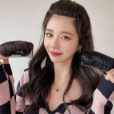 Achetez 3 autres extensions de cheveux Remy Clip-In Top Volume Fill Part Witch Style X Weaves 36-Inch Stretched Cambodian Indian Hair 1B - Product Image 1