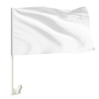 Maßgefertigte 12*18 Zoll Nationale Autoflagge 100% Polyester Alle Länder Autoflaggen Autofenster-Dekorationsflagge