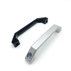 The Handle Ls520 Aluminum Alloy Thickens The Black Square Cabinet Door Industry Bright-dress Handle