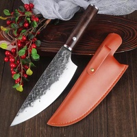 Couteau de chef en acier inoxydable japonais vg10 super acier au carbone couteaux avec manches en bois d'ébène