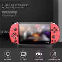 Console de Jeu Portable X12 en Gros avec Écran HD de 5,1 Pouces et 5000 Jeux Rétro