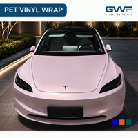 Film Vinyle Adhésif Mat Effet Diamant PET 1,52m x 17m pour Carrosserie Automobile, Sans Bulles d'Air, Film de Protection Cristal PVC - Vente Flash