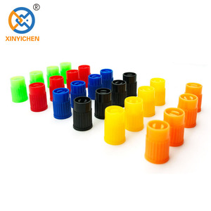 Capuchons de valve de <span class=keywords><strong>pneu</strong></span> en plastique ABS colorés pour voiture, camion, moto, vélo – Cache-poussière universels multicolores à ajustement simple - Product Image 2