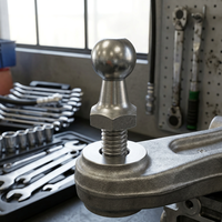 High Strength Stainless Steel Ball Head Bolt Screw CNC Machined Spherical Head Fastener for Automotive Machinery Furniture