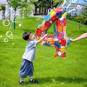 ลูกโป่งฟอยล์หลากสี<span class=keywords><strong>ร</strong></span>ุ้งขนาด 40 นิ้ว ยอดนิยม สำหรับตกแต่งธีมวันเกิด - Product Image 3