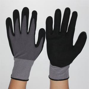 Guantes DE TRABAJO Suncend Safety, transpirables, de buena calidad, con acabado de arena de nitrilo recubierto, gran agarre - Product Image 4