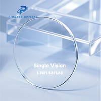Verres de lunettes unifocaux Pioneer Optical 1.499/1.56/1.60/1.67/1.74 HMC en résine anti-lumière bleue SV HC Oftalmicas