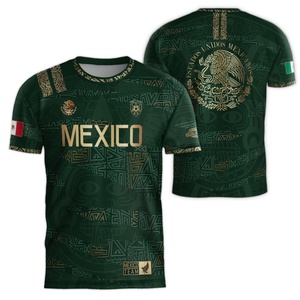 Maillot de football du Mexique pour <span class=keywords><strong>le</strong></span> Mondial 2026, maillot à col rond pour homme, maillot de football à manches courtes - Product Image 1