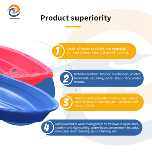 Dingtang World Productos más vendidos Barco de plástico Barco de rescate de plástico - Product Image 4