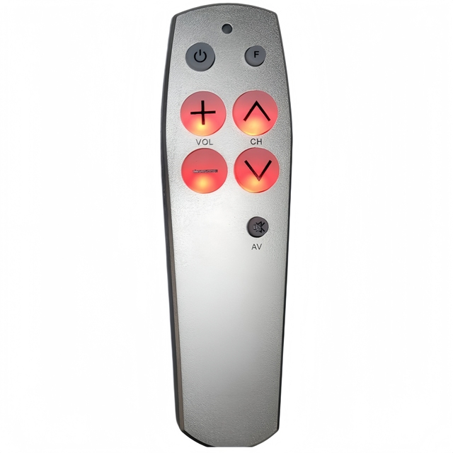 7 Large Buttons Learning Universal Remote Control with AAA Batteries 10m Range for IR Devices & Older Relatives