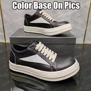 Chaussures décontractées basses unisexes en toile noire de haute qualité, imperméables, légères, anti-odeur, à semelle épaisse - Product Image 4