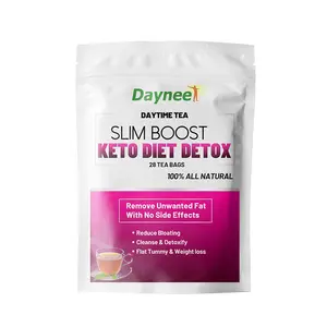 개인 라벨 오가닉 슬림 부스트 KETO 다이어트 DETOX 모닝 티