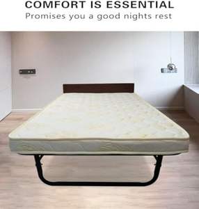 King Size Double <strong>Foldaway</strong> Folding Down Away <strong>Bed</strong> For Adult With Mattress - Product Image 5