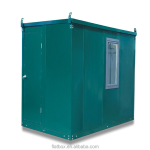 Flatbox Small Metal Secure Public Storage Solution Flat Packed Moving Portable Storage Unit <strong>Container</strong>
