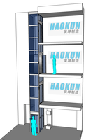 Şık İç Mekan Küçük Ev Asansörü 3 Katlı Otel Asansörü 4 Katlı 630kg Uygun Fiyatlı İç Mekan Ev Asansörü 3 Katlı
