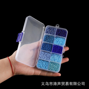 ลูกปัดแก้วเม็ดกลมขนาด 2 มม. สีผสม รูปทรงกลม สำหรับงานทำขนม งาน DIY อุปกรณ์ทำเครื่องประดับ ผลิตจากเมืองอี้หวู่ รหัสสินค้า KT0049 - Product Image 4